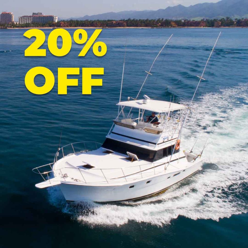 Puerto Vallarta Fishing Charter Isabella boat - Father's Day 2025