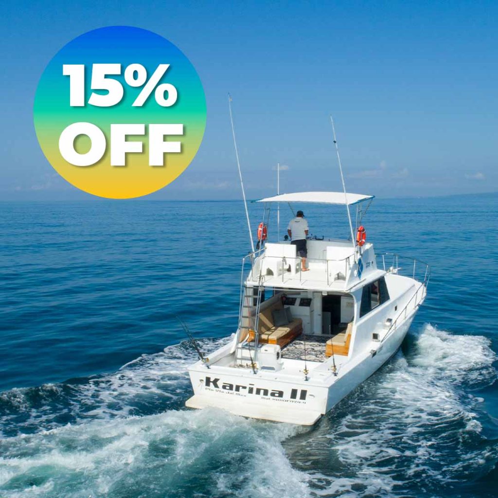 Karina II: Private boat charter Puerto Vallarta